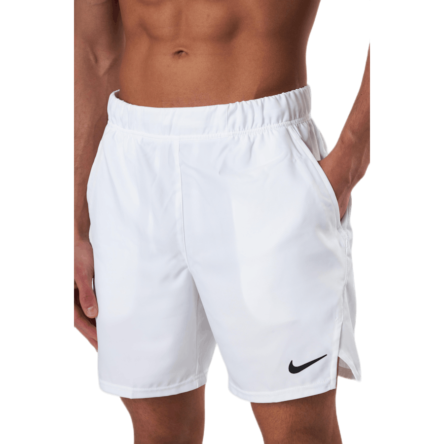 NikeCourt Dri-FIT Victory Men's 7" Tennis Shorts WHITE/BLACK