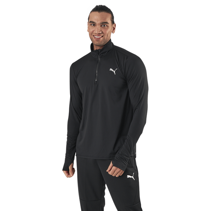 Favorit 1/4 Zip Svart