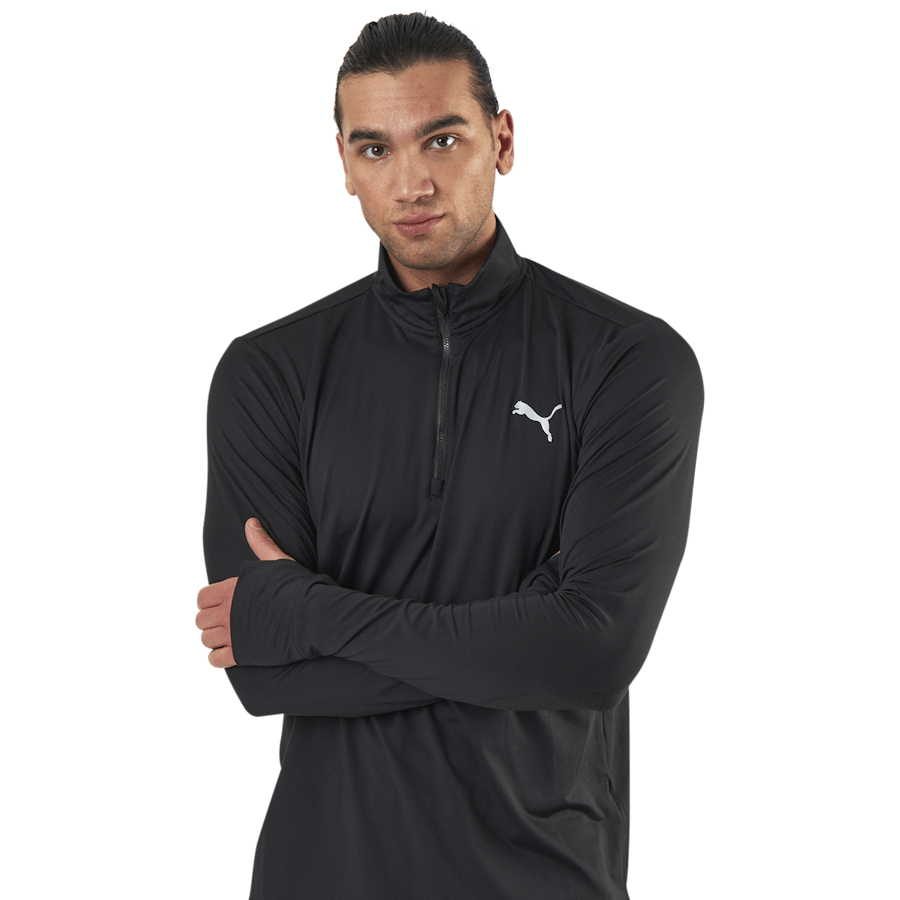 Favorit 1/4 Zip Svart