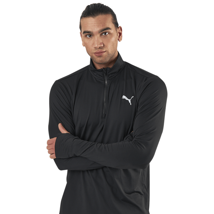 Favorit 1/4 Zip Svart