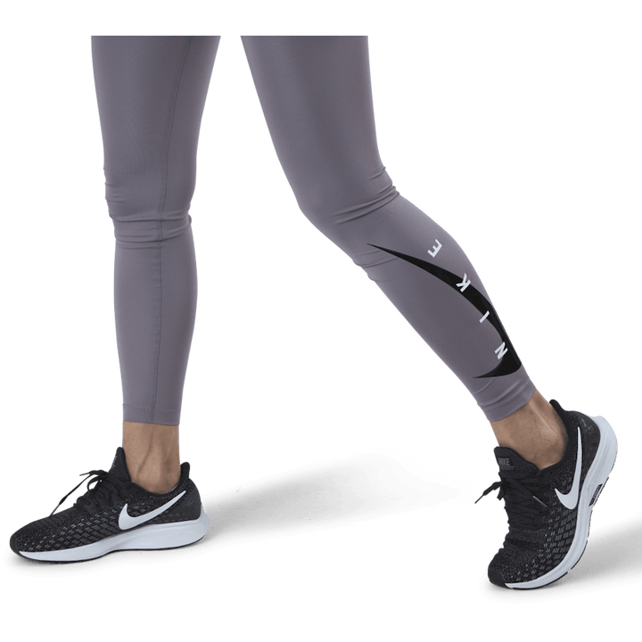 Swoosh Run Tight 7/8 Purple/Silver