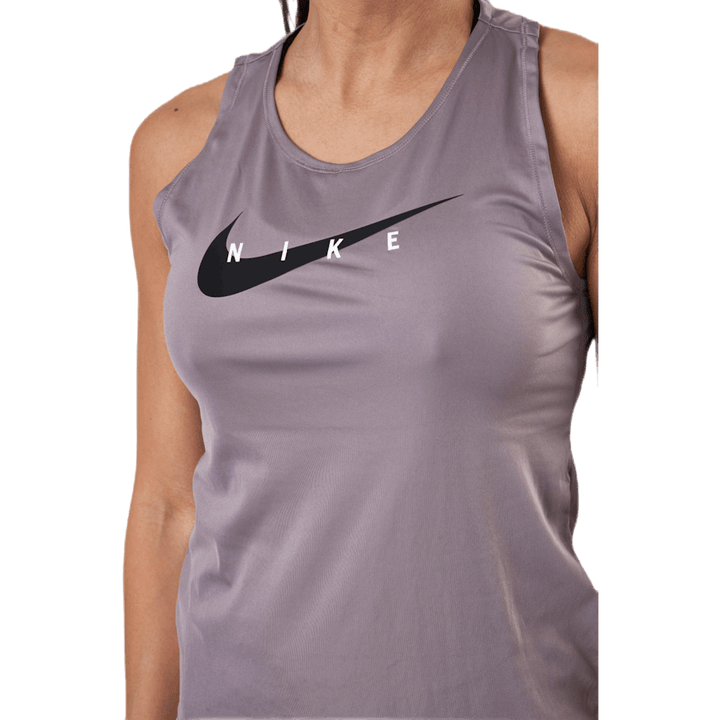 Swoosh Running Tank Purple/Silver