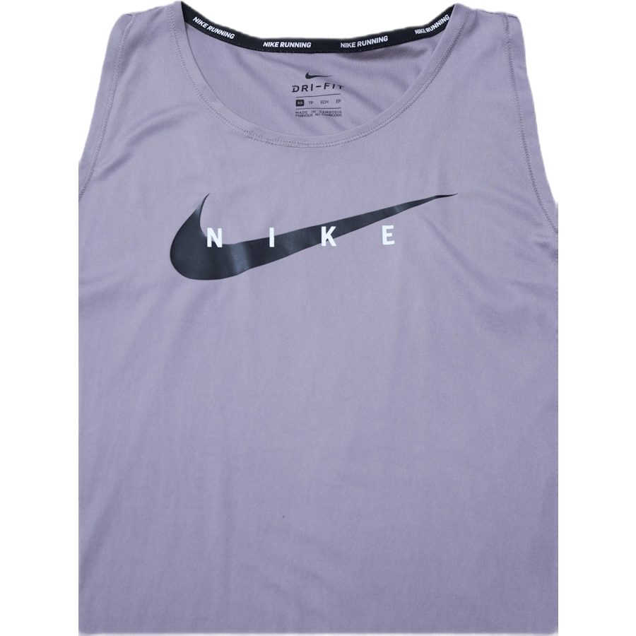 Swoosh Running Tank Purple/Silver
