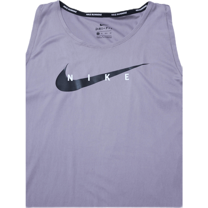 Swoosh Running Tank Purple/Silver