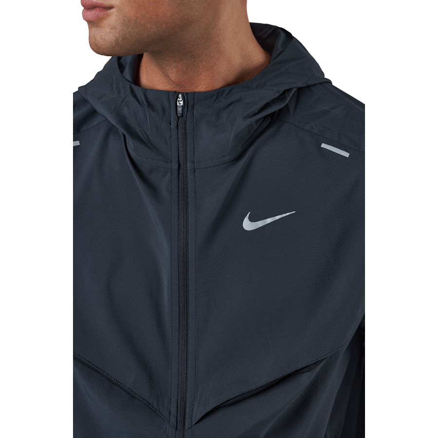 Windrunner Men's Running Jacket BLACK/REFLECTIVE SILV