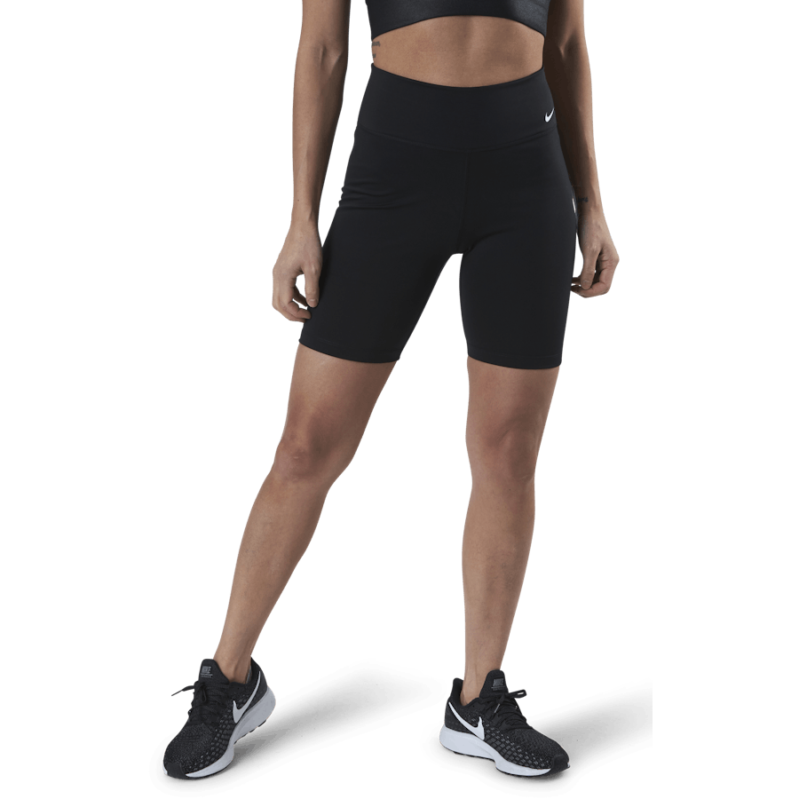 One Women's Mid-Rise 7" Bike Shorts BLACK/WHITE