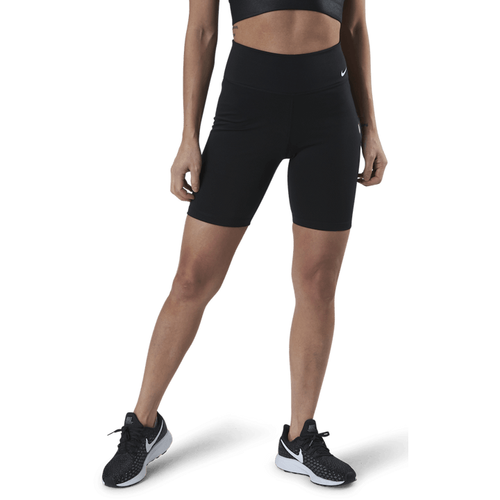 One Women's Mid-Rise 7" Bike Shorts BLACK/WHITE