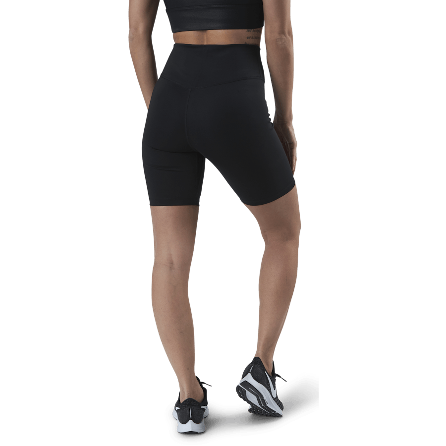 One Women's Mid-Rise 7" Bike Shorts BLACK/WHITE