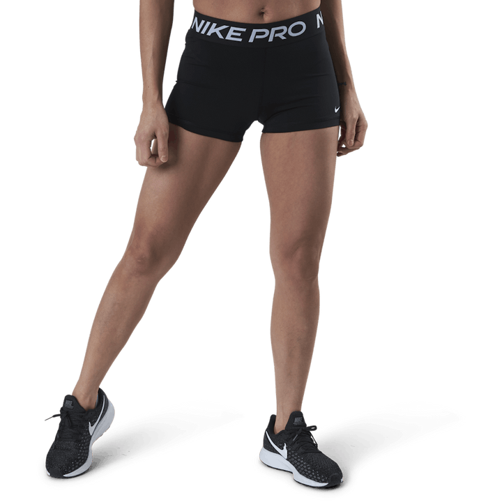 Nike Pro Women's 3" Shorts BLACK/WHITE