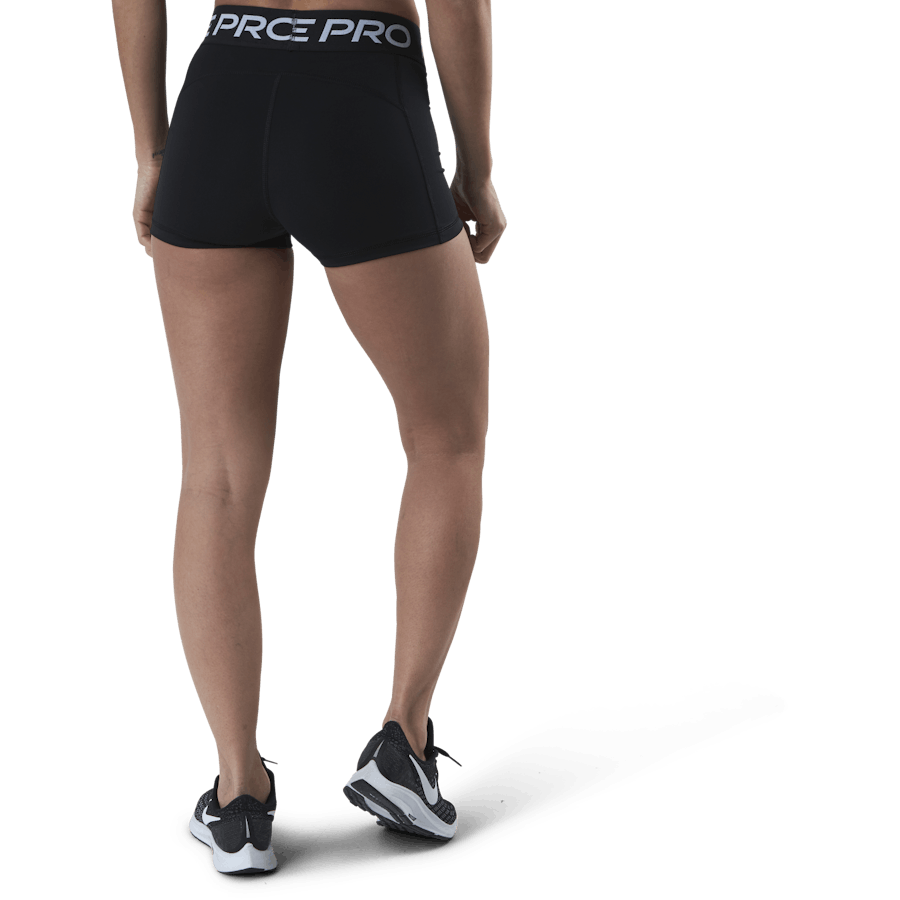 Nike Pro Women's 3" Shorts BLACK/WHITE