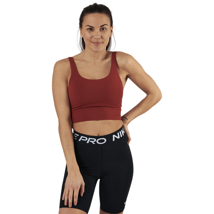 Nike Yoga Luxe Crop Top Orange
