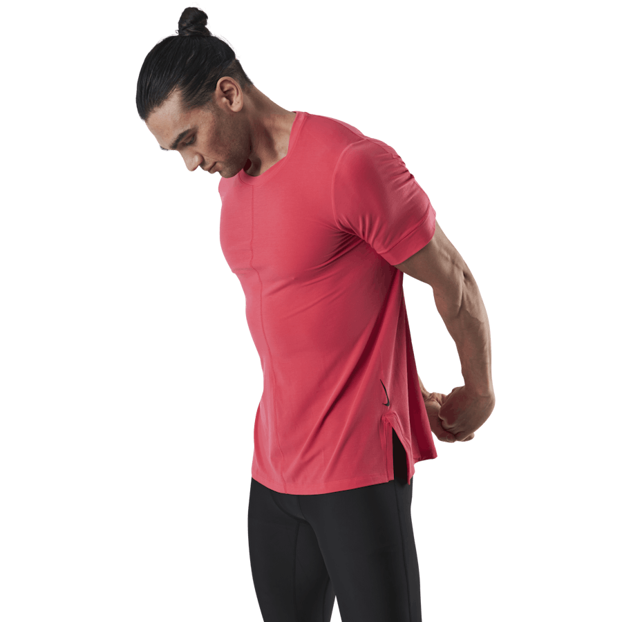 Dry Top SS Yoga Svart/Röd