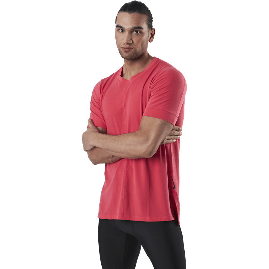 Dry Top SS Yoga Svart/Röd