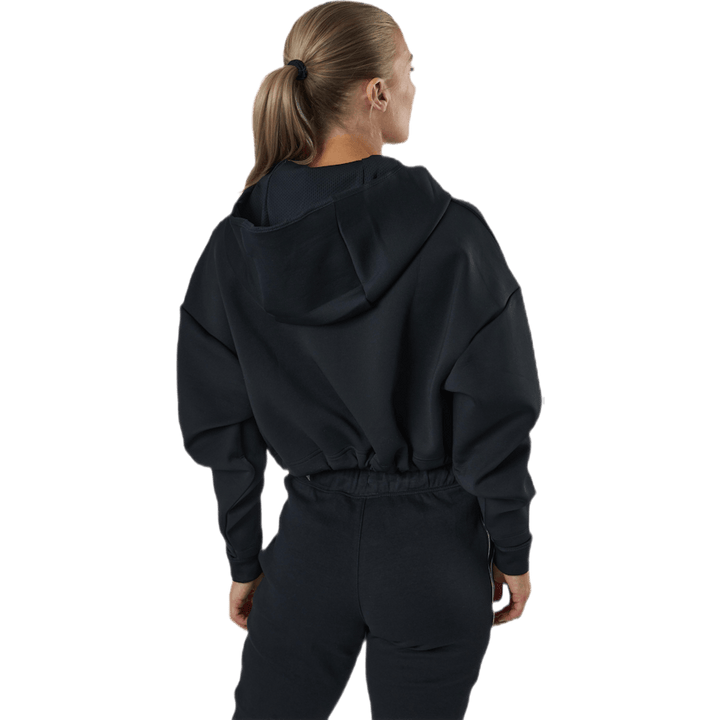 CLN Felpa con cappuccio in pile nero/grigio