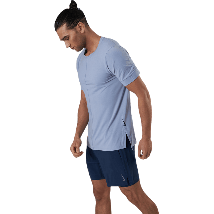 Dry Top SS Yoga Blauw/Zwart
