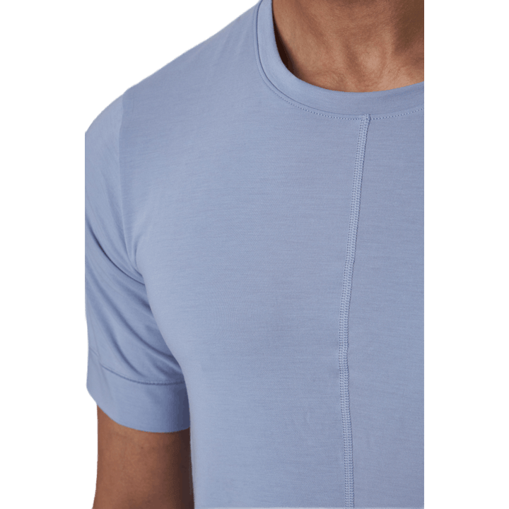 Dry Top SS Yoga Blauw/Zwart