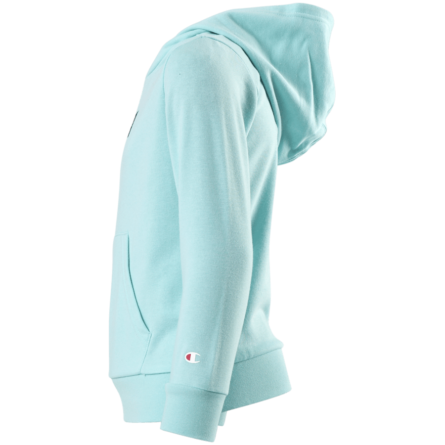 Pastel Hooded Sweatshirt Junior Turquoise