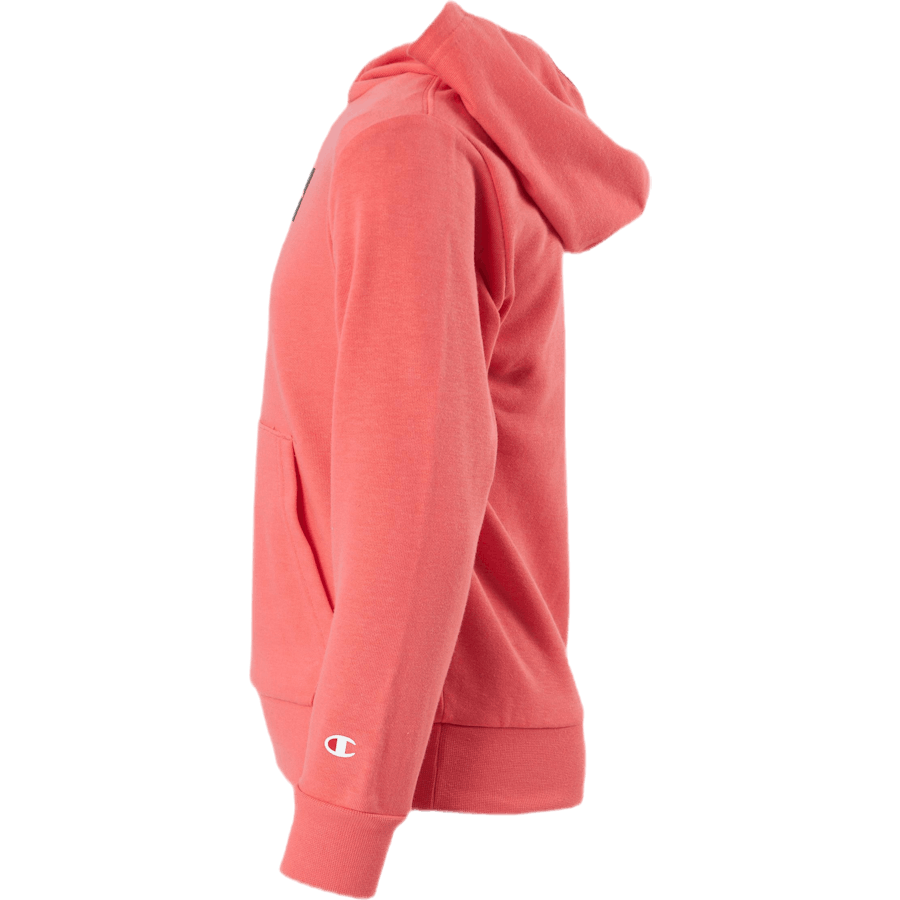 Pastel Hooded Sweatshirt Junior Red