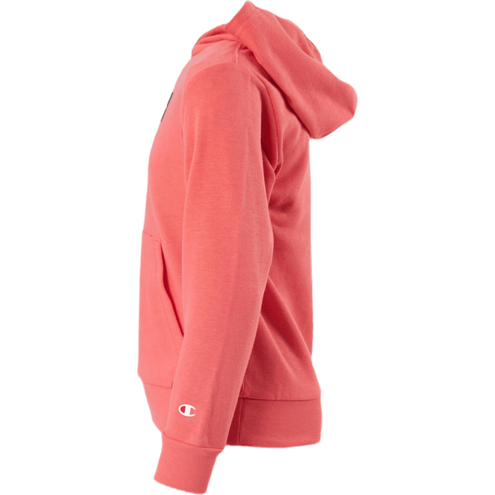 Pastel Hooded Sweatshirt Junior Red