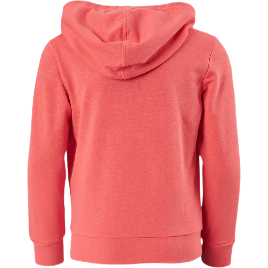 Pastel Hooded Sweatshirt Junior Red