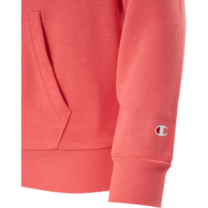 Pastel Hooded Sweatshirt Junior Red
