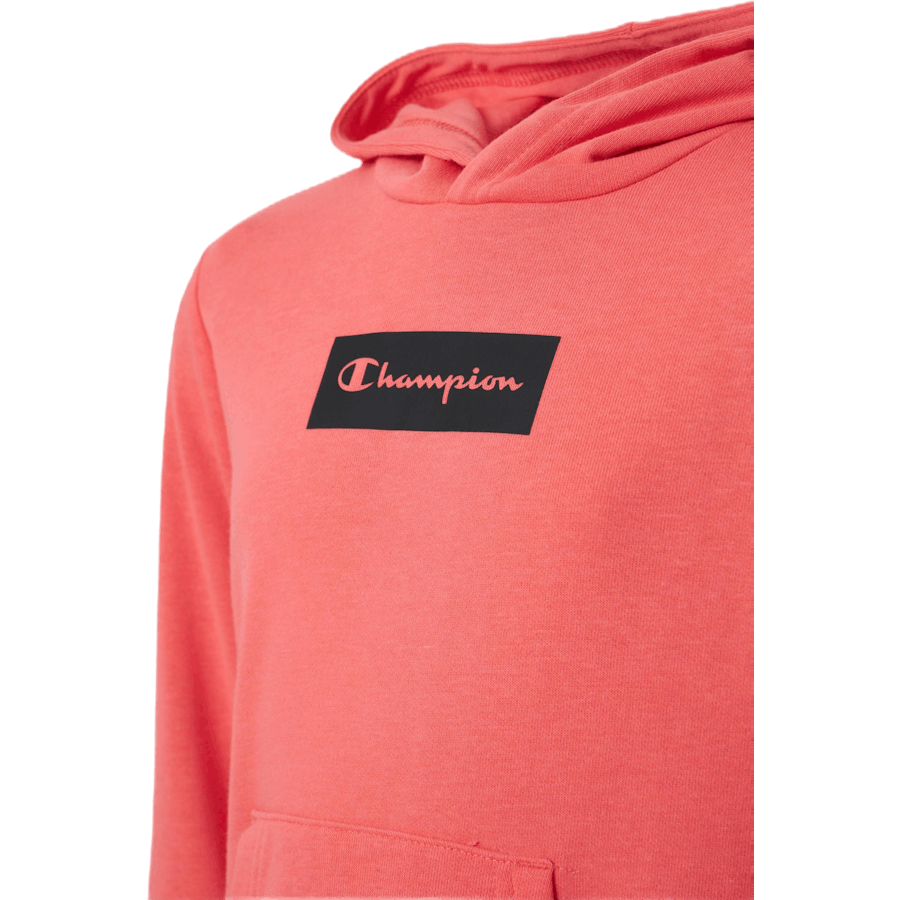 Pastel Hooded Sweatshirt Junior Red