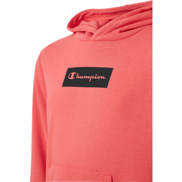 Pastel Hooded Sweatshirt Junior Red