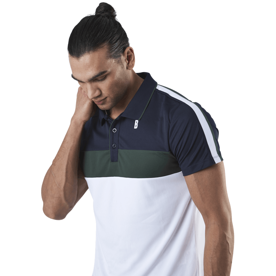 Tyler Polo Blue/White