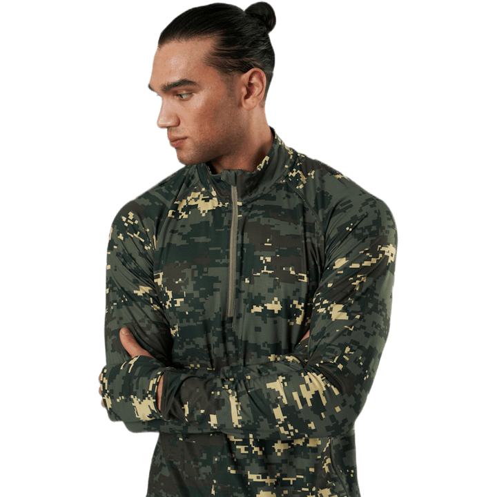 Sthlm Midlayer Half Zip Grün