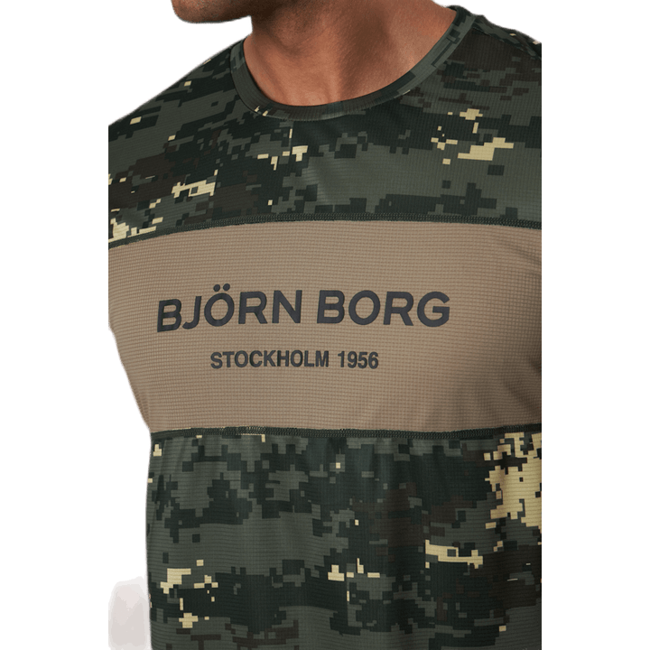 Sthlm Blocked Tee Green