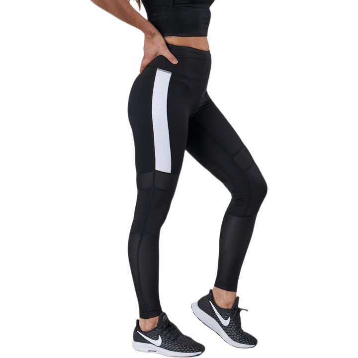 High Waist Block Tight Black