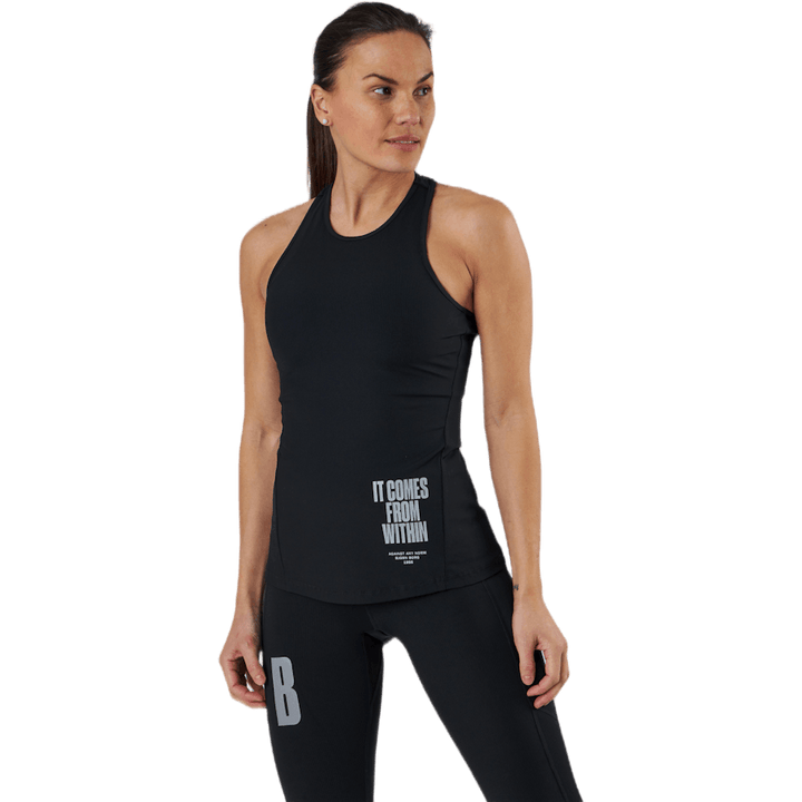 Night Rib Tank Black