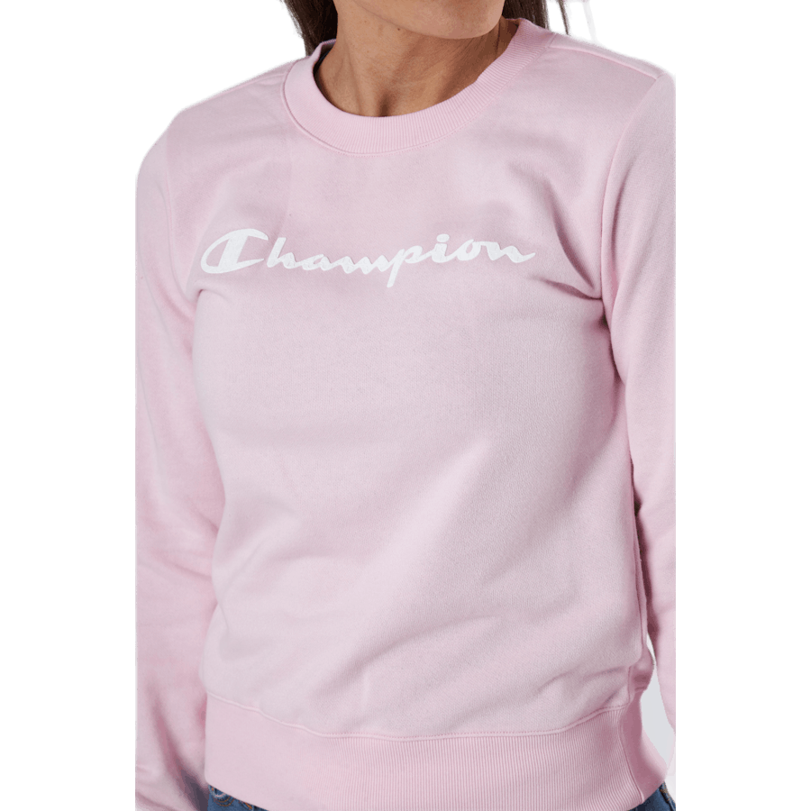 Sweatshirt mit Rundhalsausschnitt Rosa