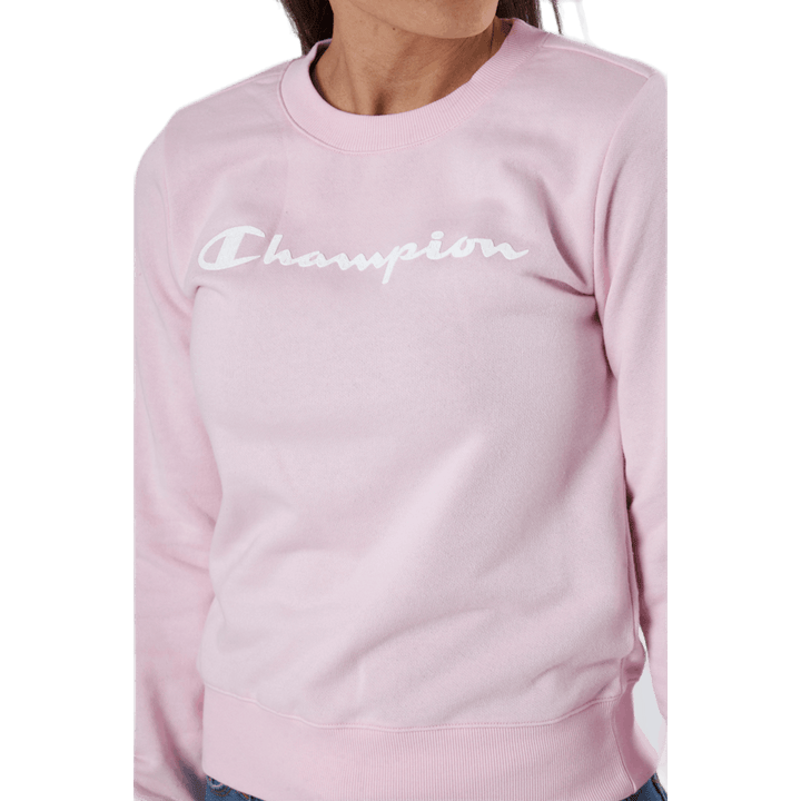 Sweatshirt mit Rundhalsausschnitt Rosa