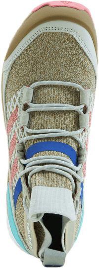 Terrex Free Hiker Blue Hiking Shoes Halo Green / Hazy Rose / Acid Mint