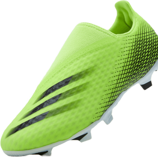 X Ghosted.3 Laceless Firm Ground Boots Solar Yellow / Core Black / Royal Blue