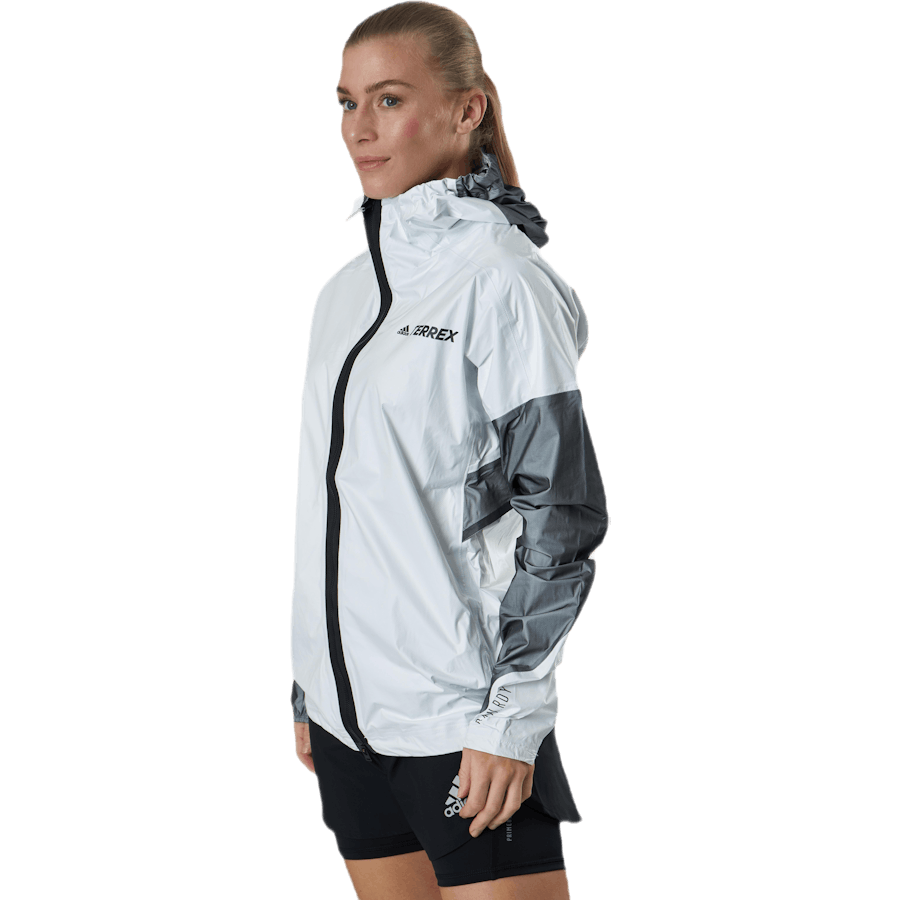 Terrex Agravic Tr Pro Rain Jacket Women White / Black