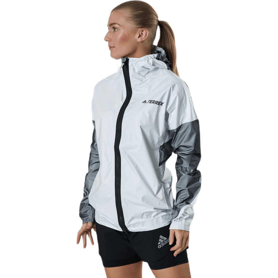 Terrex Agravic Tr Pro Rain Jacket Women White / Black
