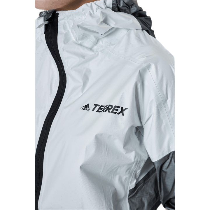 Terrex Agravic Tr Pro Rain Jacket Women White / Black
