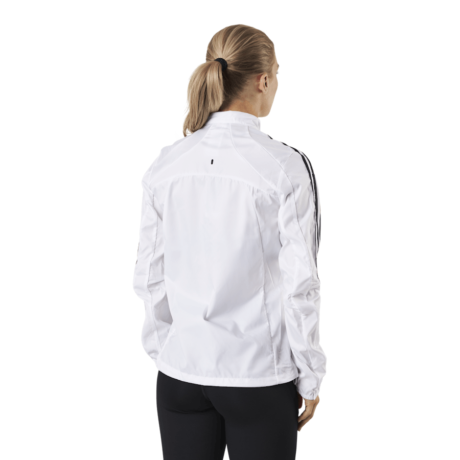 Veste Adidas Marathon 3 bandes pour femme, blanche