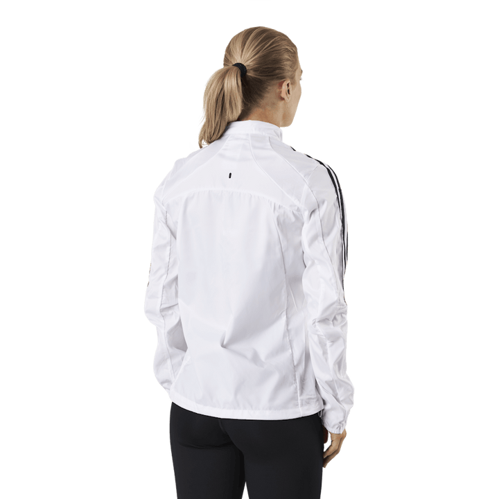 Veste Adidas Marathon 3 bandes pour femme, blanche