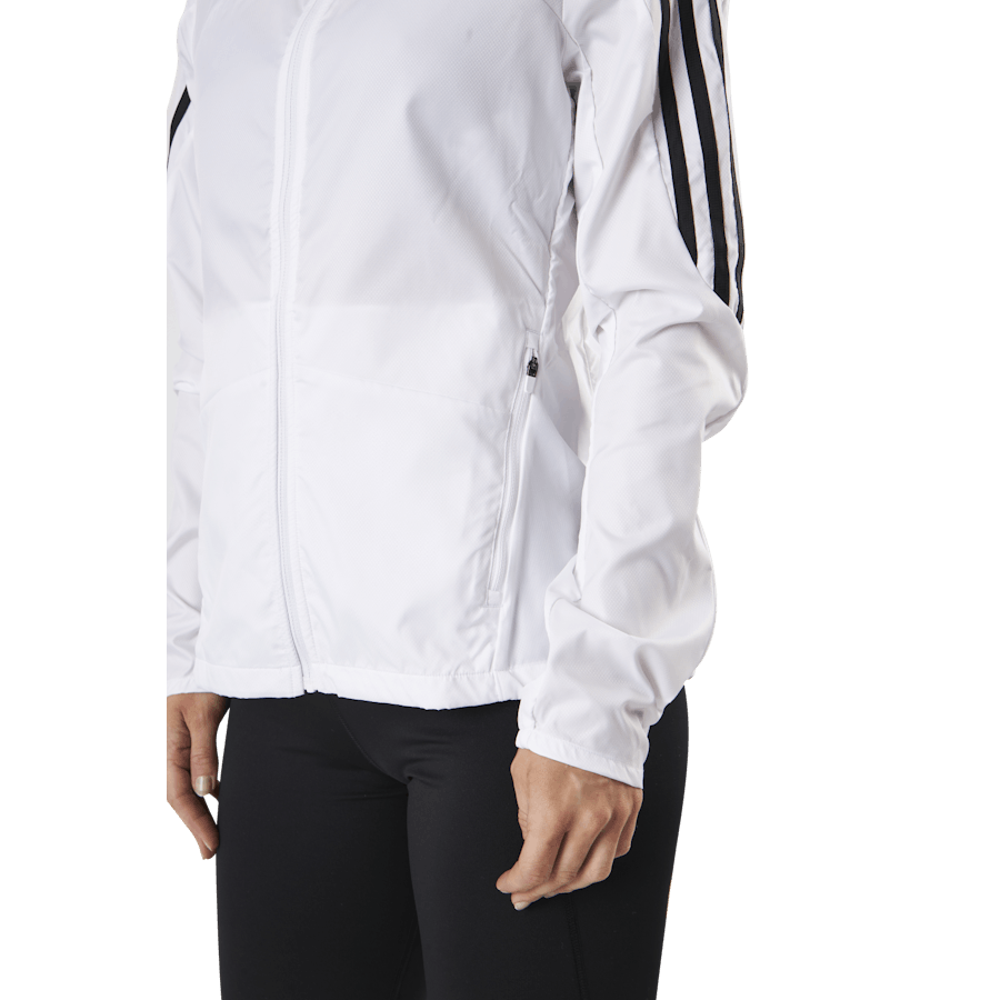 Veste Adidas Marathon 3 bandes pour femme, blanche