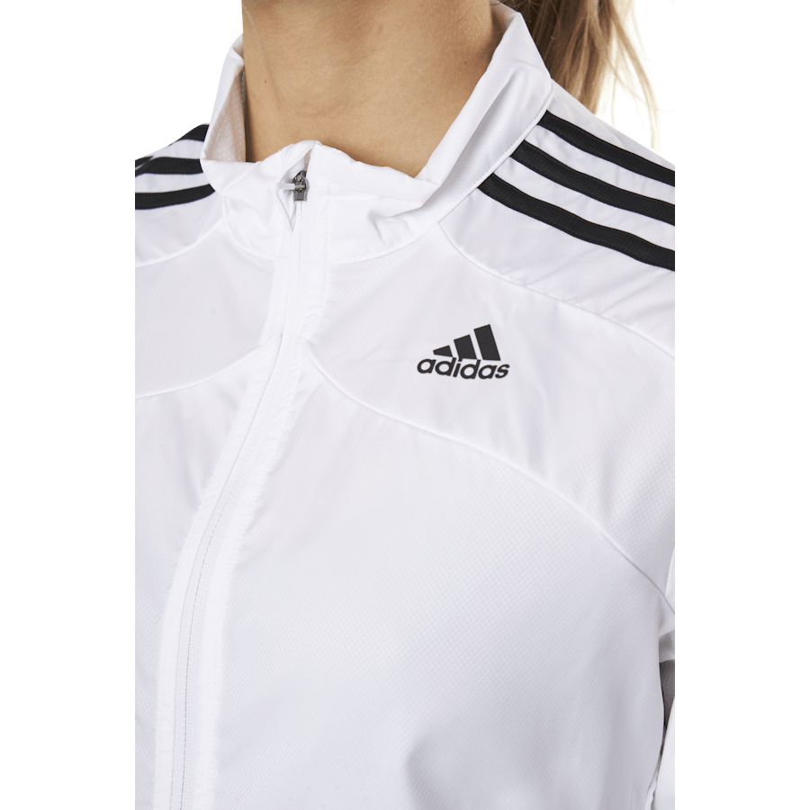 Veste Adidas Marathon 3 bandes pour femme, blanche