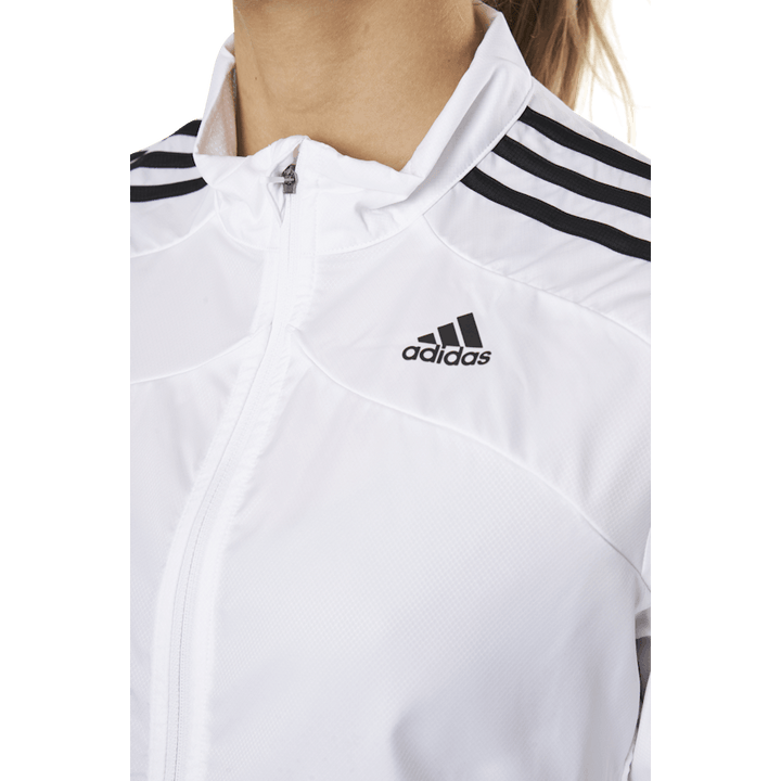 Veste Adidas Marathon 3 bandes pour femme, blanche