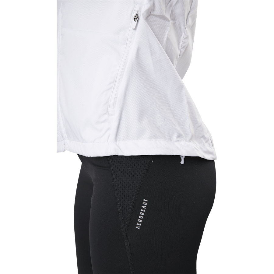Veste Adidas Marathon 3 bandes pour femme, blanche