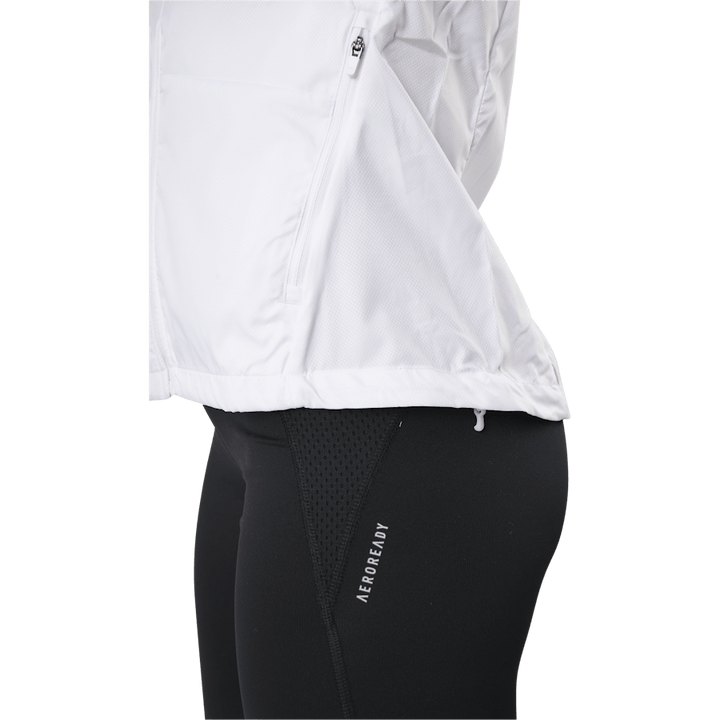Veste Adidas Marathon 3 bandes pour femme, blanche