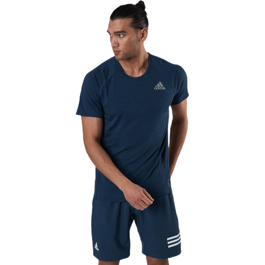 T-shirt Adidas Runner Crew pour homme, bleu marine