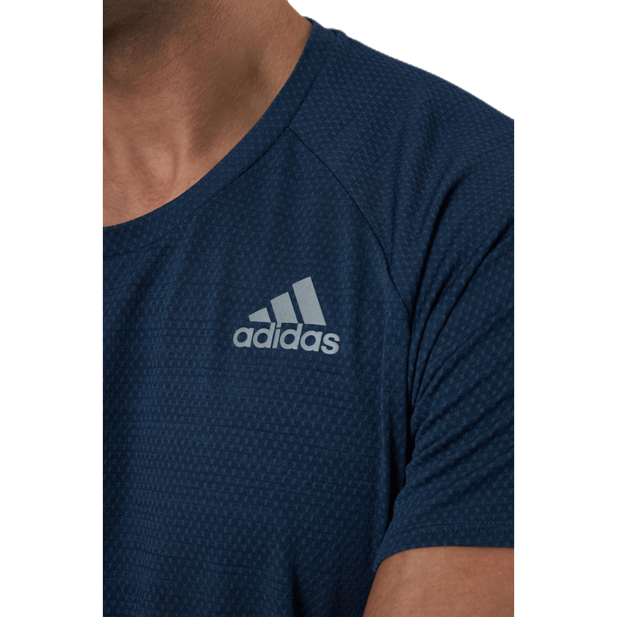 T-shirt Adidas Runner Crew pour homme, bleu marine