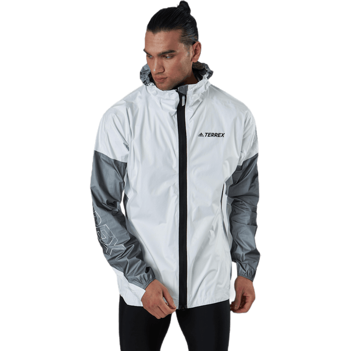 Terrex Agravic Tr Pro Rain Jacket Men White / Black