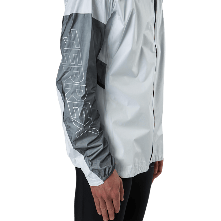 Terrex Agravic Tr Pro Rain Jacket Men White / Black